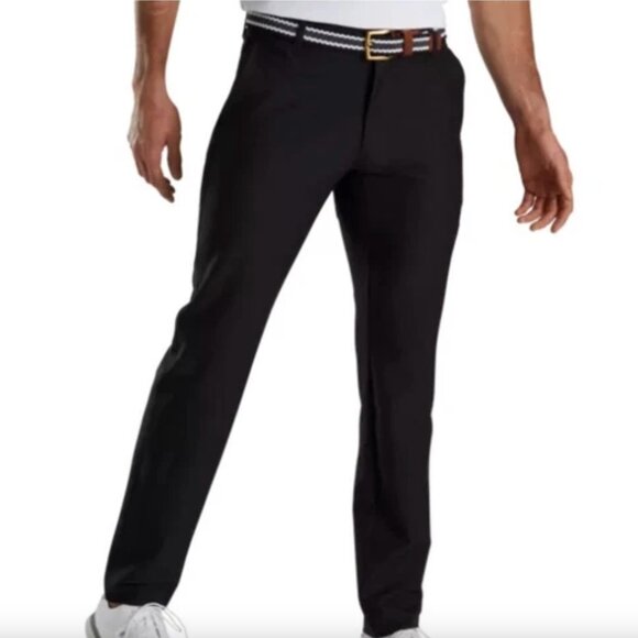 New FootJoy Tour Fit Golf Pants Men's 40 X 30 Black Performance Stretch $115 - Picture 1 of 6